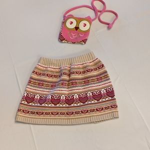 Gymboree Skirt w/ matching purse